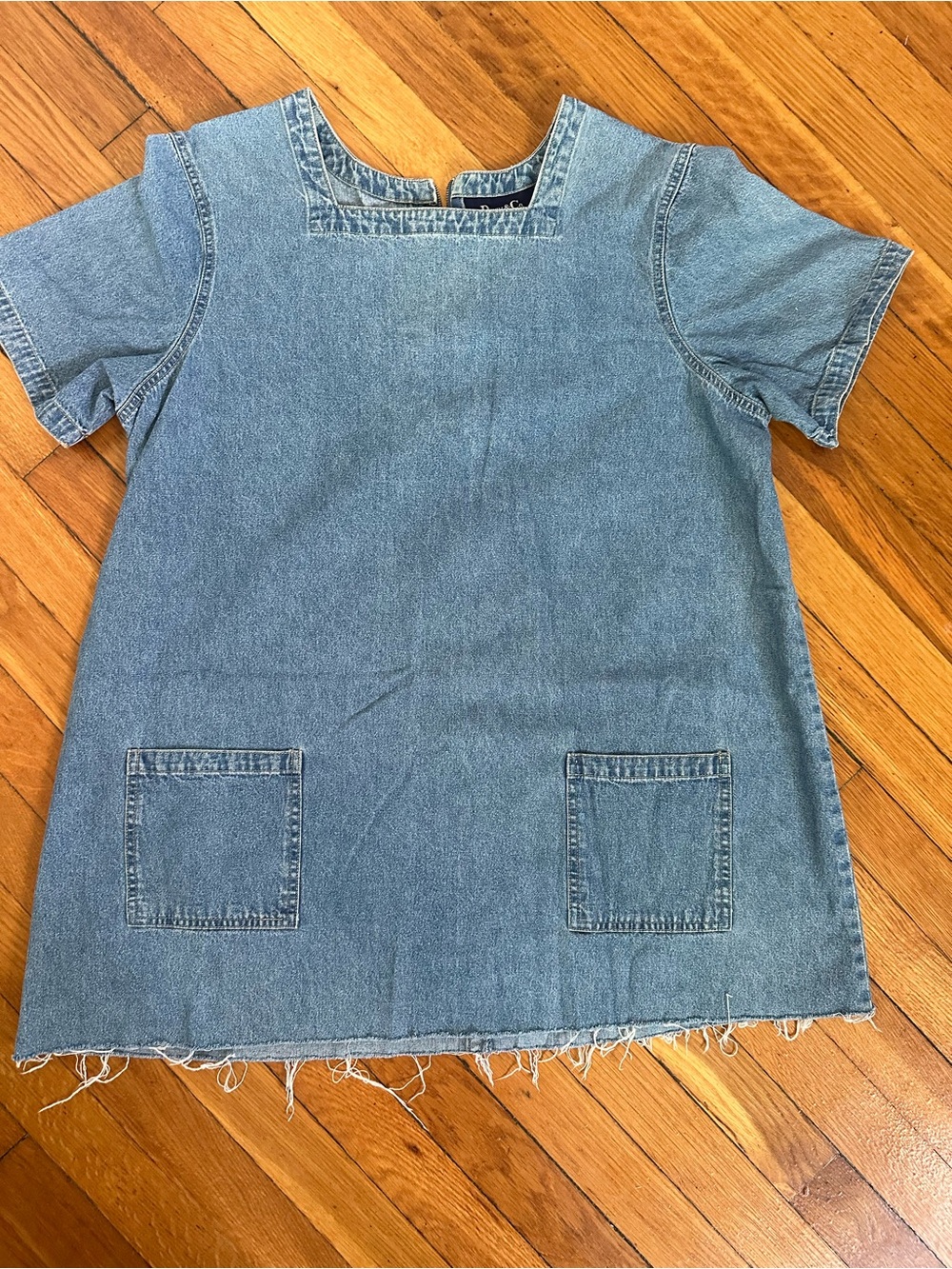 Denim&Co Light Blue Denim Tunic Top